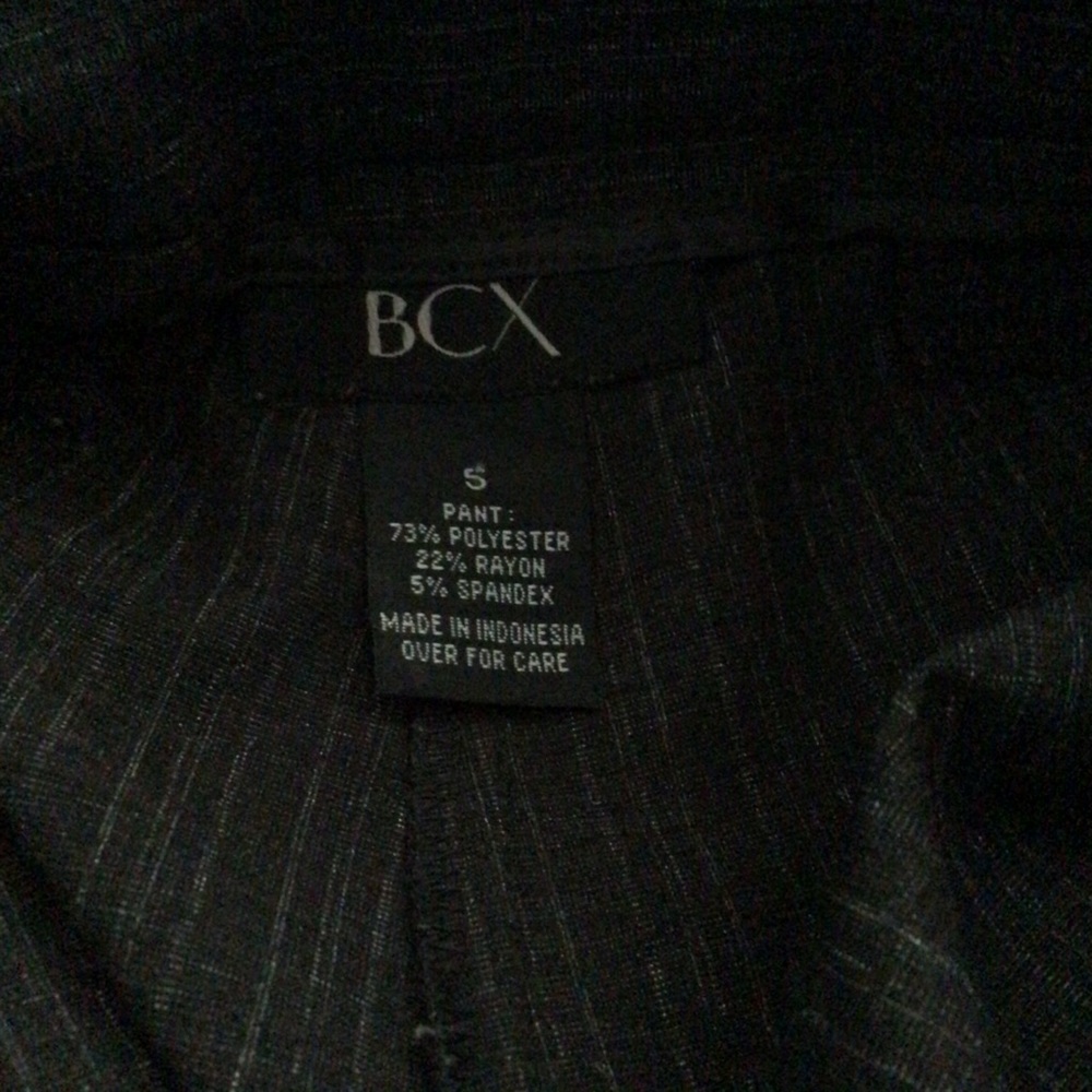 3 Button Tab Front Striped Slacks - image 5